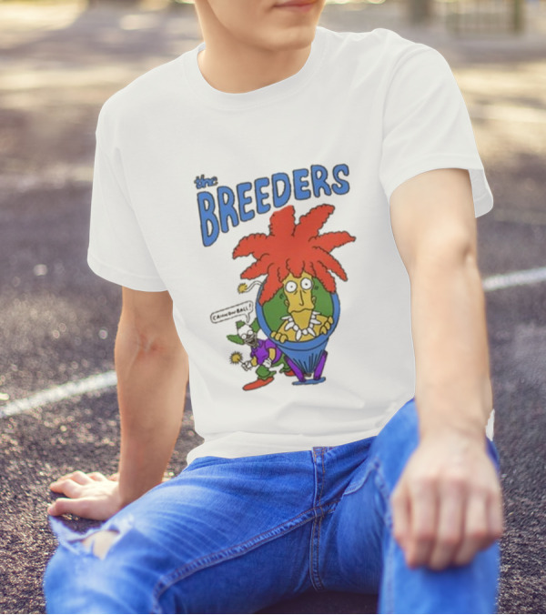 The Breeders Last Splash Cartoon Character T-Shirt