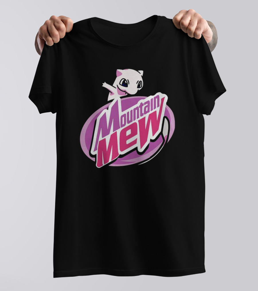 Mountain Mew Pokemon Go Mewtwo Parody Mountain Dew T-Shirt
