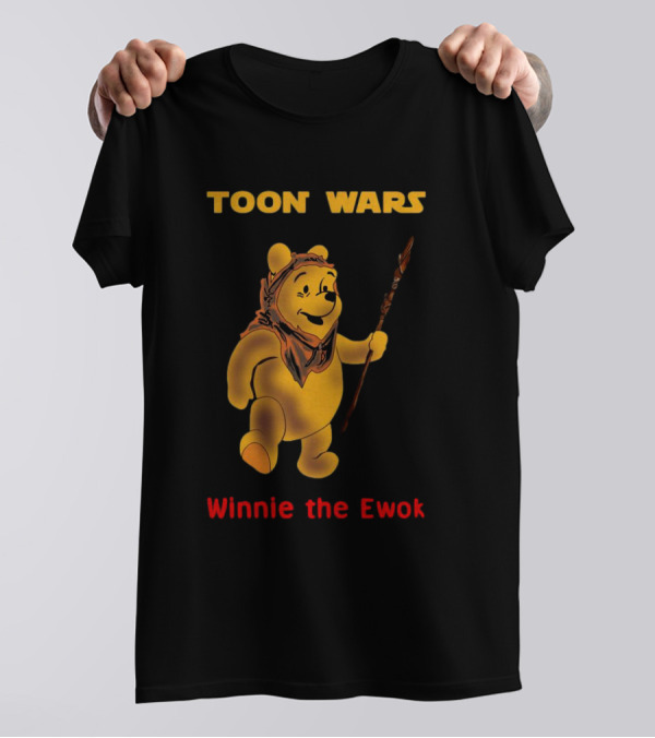 Toon Wars Winnie The Ewok Pooh Bear T-Shirt
