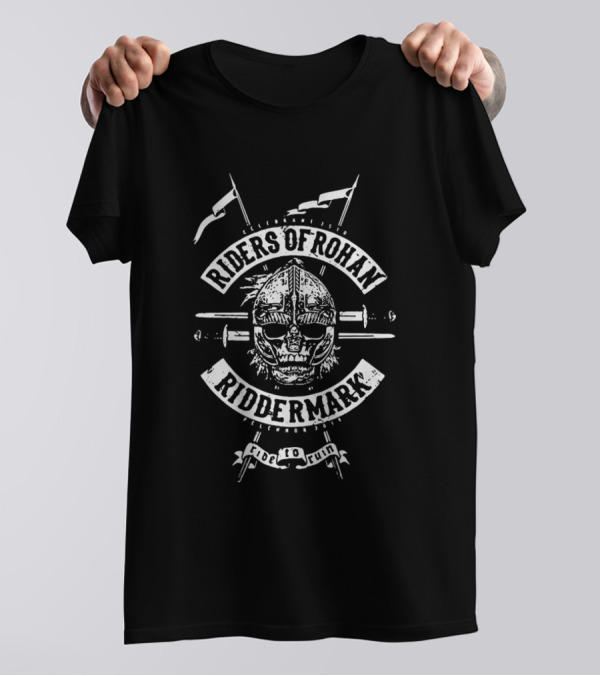 Riders Of Rohan Riddermark Ride To Ruin Tolkien's The Lord Of The Rings Inspired T-Shirt