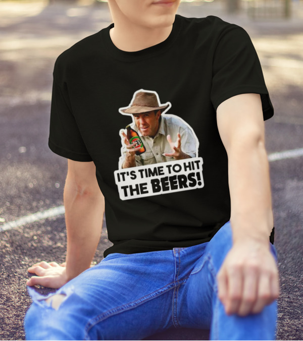 Russell Coight It's Time To Hit The Beers Beer Bottle Hat T-Shirt