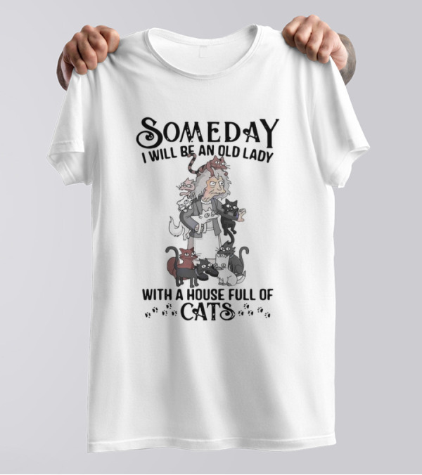 Someday I Will Be An Old Lady With A House Full Of Cats Eleanor Abernathy The Simpsons T-Shirt