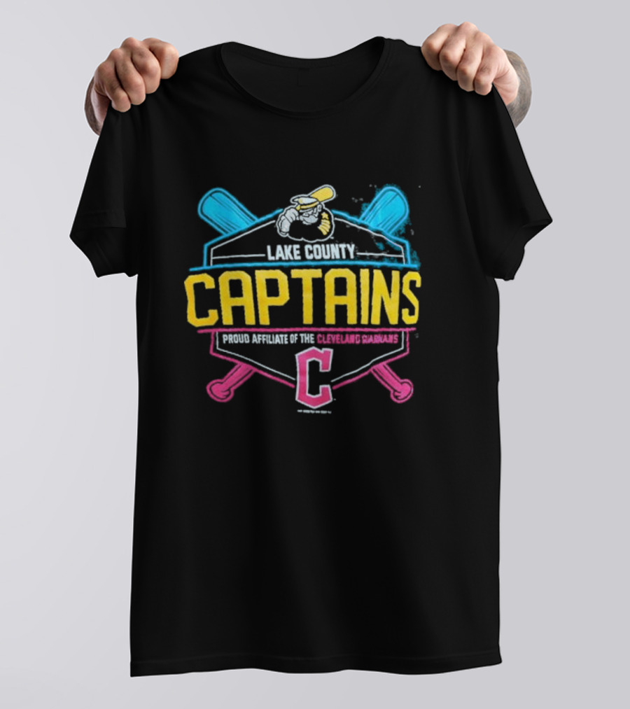Lake County Captains Proud Affiliate Of The Cleveland Guardians T-Shirt