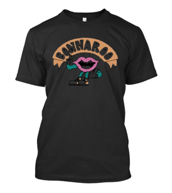 Bonnaroo Lip Peace Sign T-Shirt