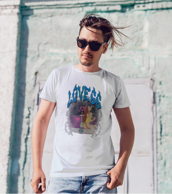 Love66 Chicklet And Maleni Hookah Lounge Scene T-Shirt