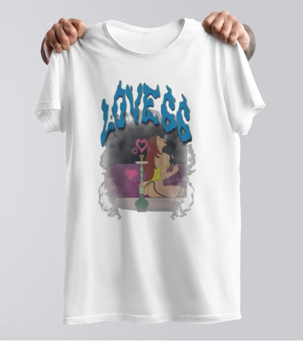 Love66 Chicklet And Maleni Hookah Lounge Scene T-Shirt