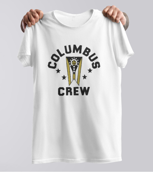 Columbus Crew Soccer Nation Black And Yellow Fan Emblem T-Shirt
