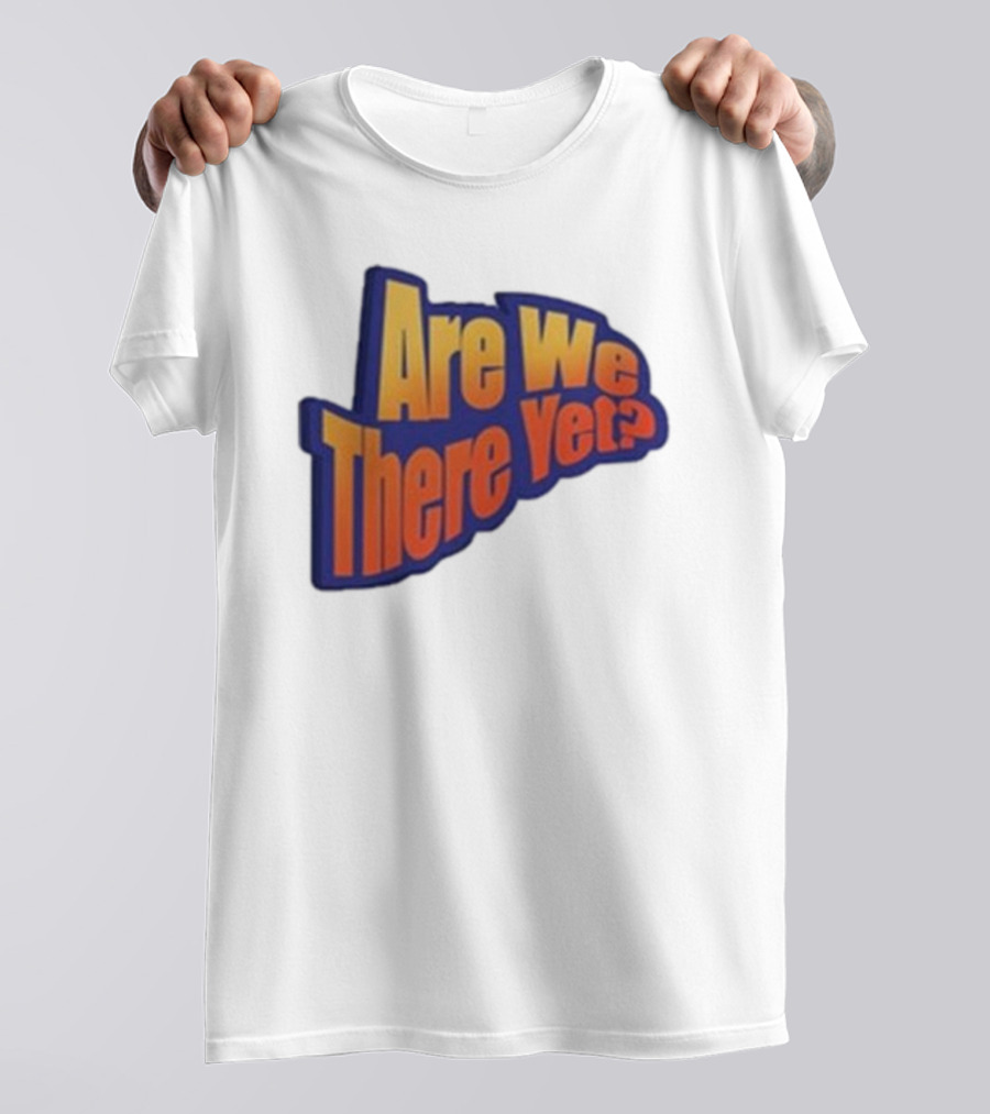 James Marriott Are We There Yet Retro Text T-Shirt