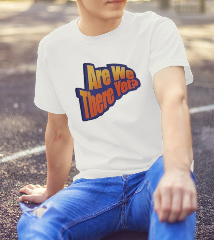 James Marriott Are We There Yet Retro Text T-Shirt