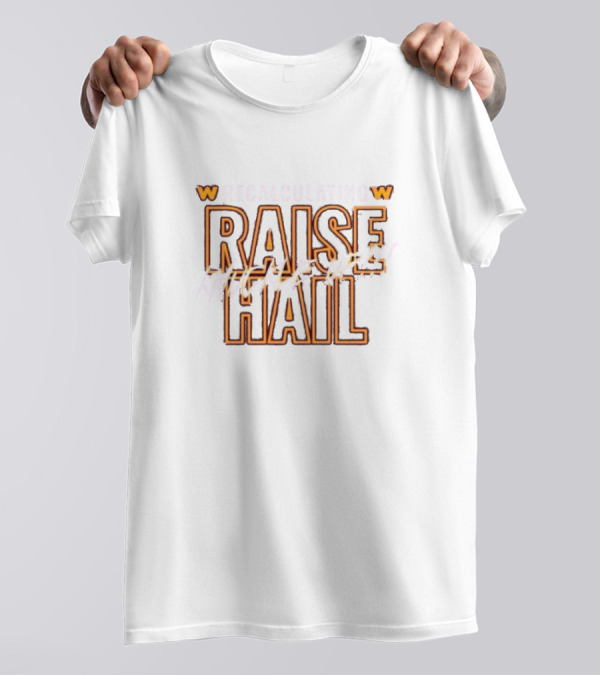 Recalculating Raise Hail Knuckle Up W Iconic Sports Phrase T-Shirt