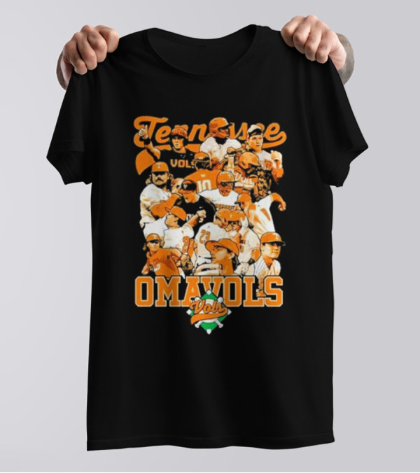 Tennessee Omavols Vols Baseball Team Players T-Shirt