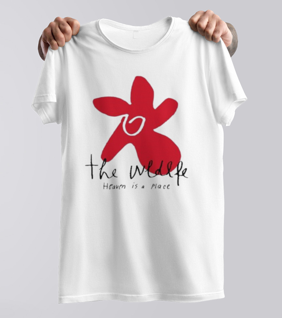 The Wldlfe Heaven Is A Place Red Flower T-Shirt