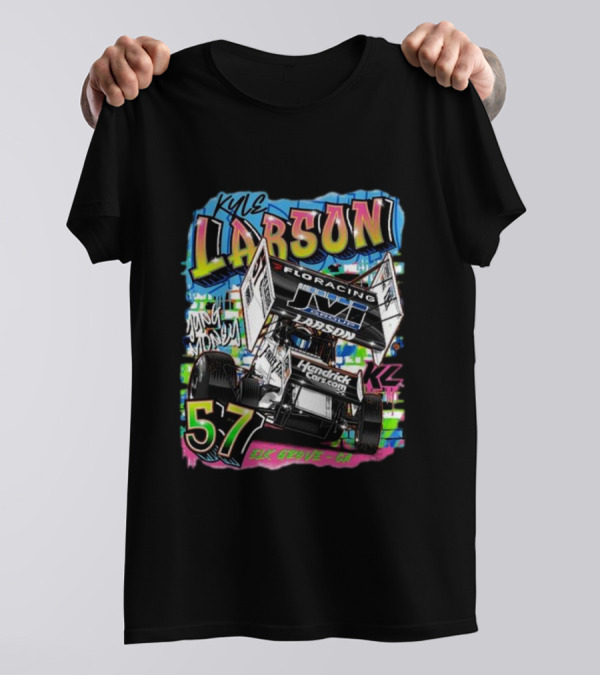 Kyle Larson Yung Money 57 HendrickCars.com Elk Grove CA Racing T-Shirt