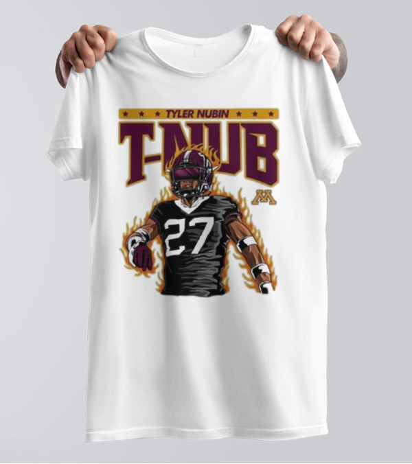 Ncaa Football Tyler Nubin T-Nub Defensive Back 27 Youth T-Shirt