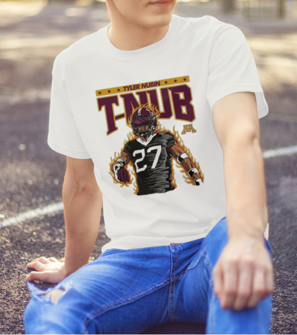 Ncaa Football Tyler Nubin T-Nub Defensive Back 27 Youth T-Shirt