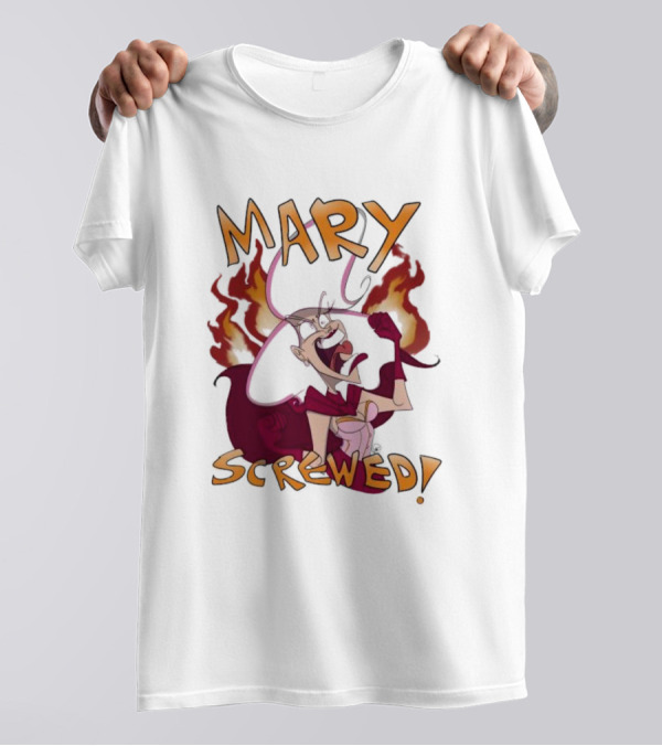 Mortal Kombat Mary Screwed Angry Fire T-Shirt