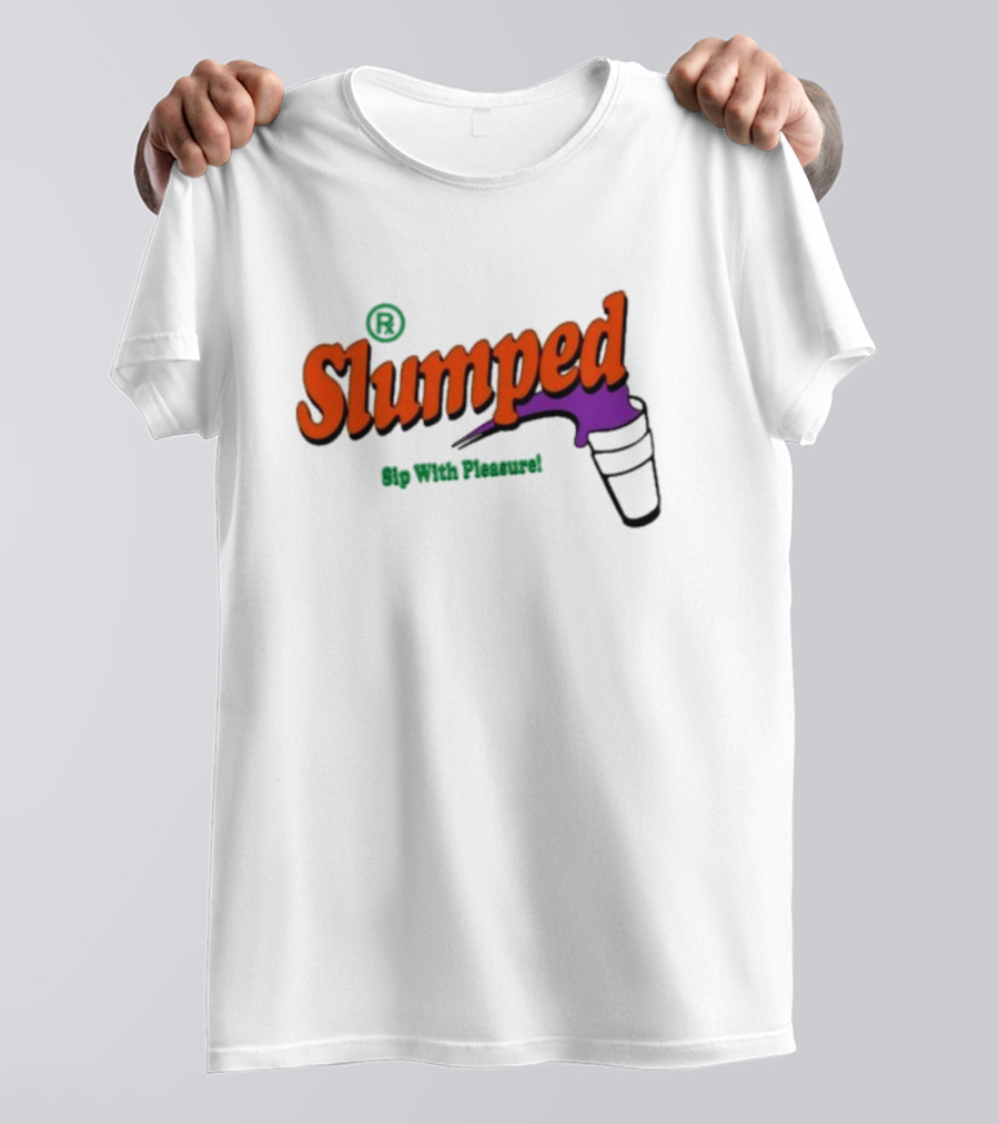 Slumpedboyz Newport Sip With Pleasure Slumped Cup T-Shirt