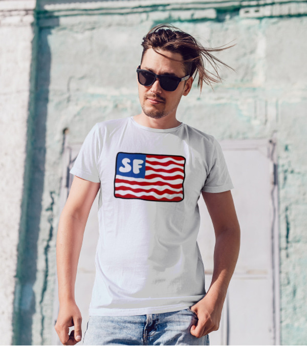 Starfit Americana SF USA Flag T-Shirt