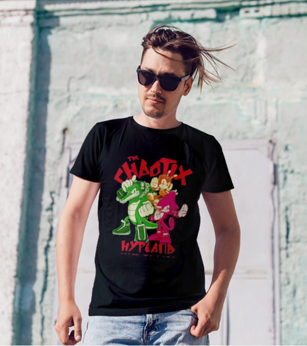 The Chaotix Hypland Vector The Crocodile Charmy Bee Espio The Chameleon T-Shirt