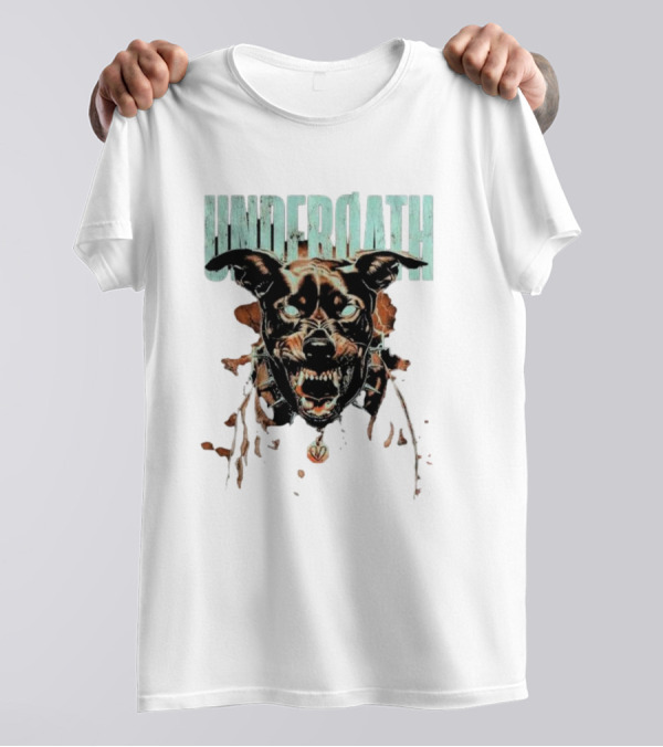 Underoath Emo’s Not Dead Horror Dog Fierce Canine T-Shirt