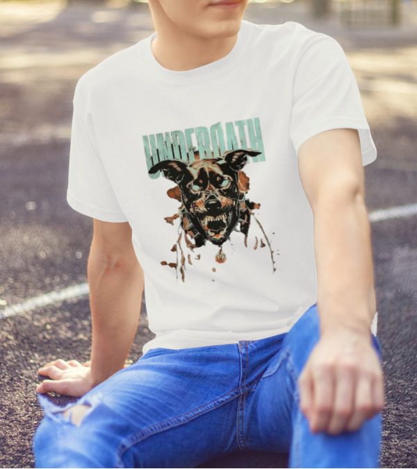 Underoath Emo’s Not Dead Horror Dog Fierce Canine T-Shirt