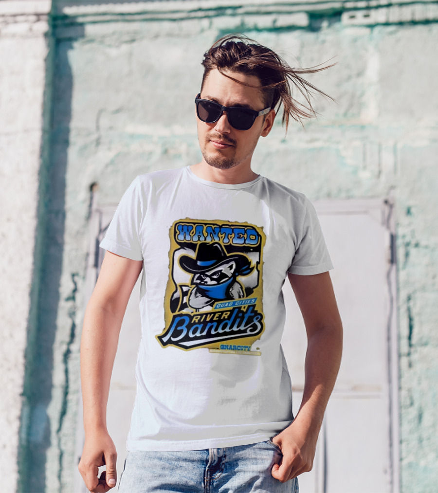 Wanted Quad Cities River Bandits Gnarcity Collectors And Knickleheads T-Shirt