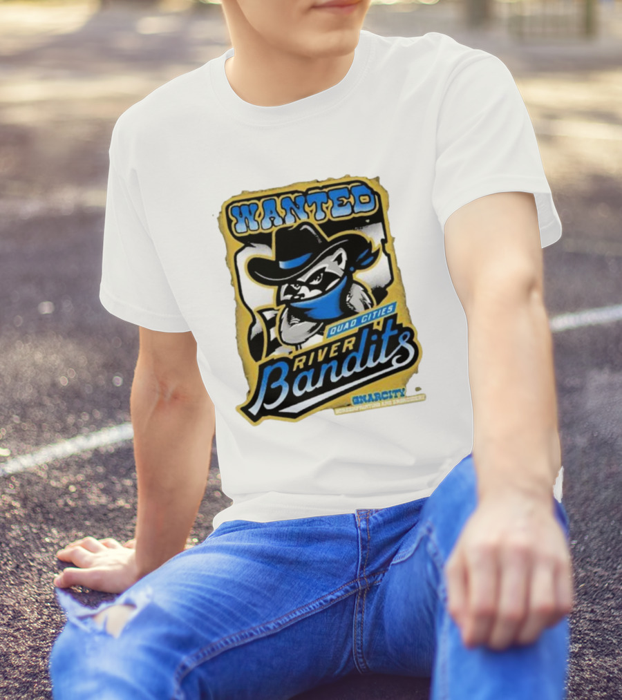 Wanted Quad Cities River Bandits Gnarcity Collectors And Knickleheads T-Shirt