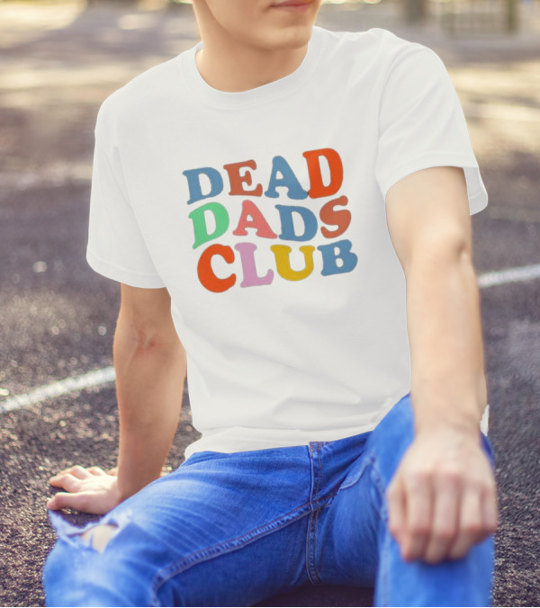 Wenshmoople Multicolored Dead Dads Club T-Shirt