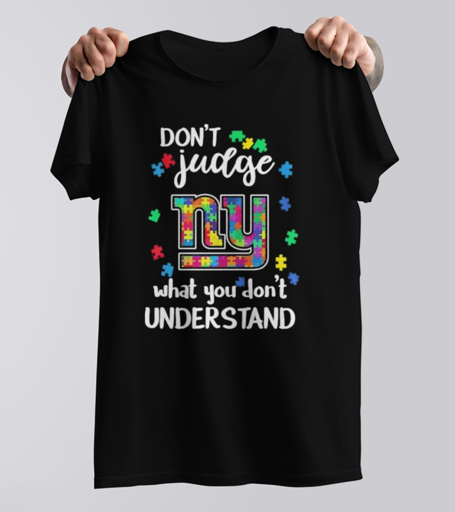 Don’t Judge What You Don’t Understand NY Puzzle Autism T-Shirt
