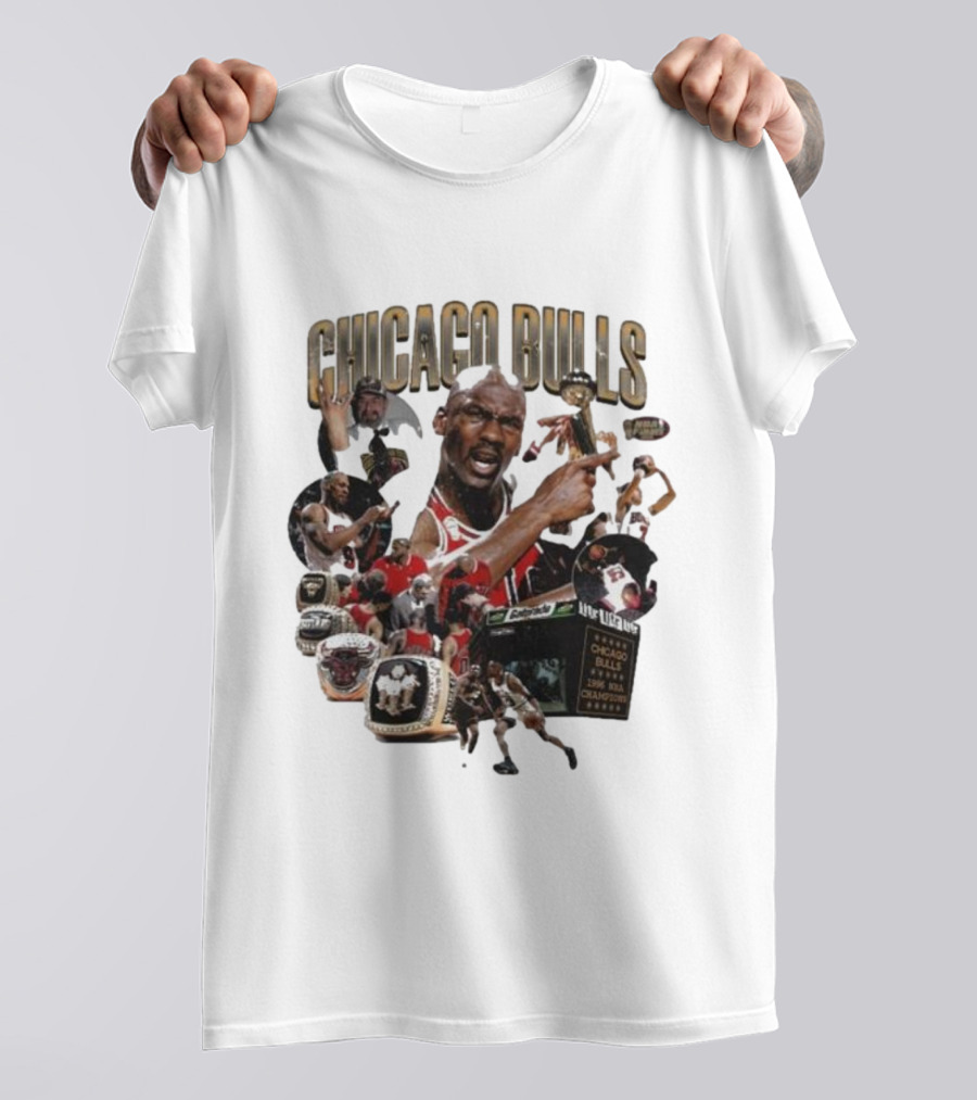 Chicago Bulls NBA Legends And Victory Celebrations T-Shirt
