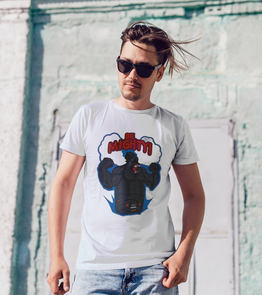 Be Mighty Monster Creature Inspired By Kaiju And Electronics T-Shirt