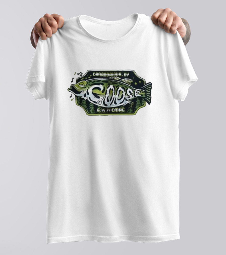 Canandaigua NY Goose Fish Art 6 15 24 CMAC T-Shirt