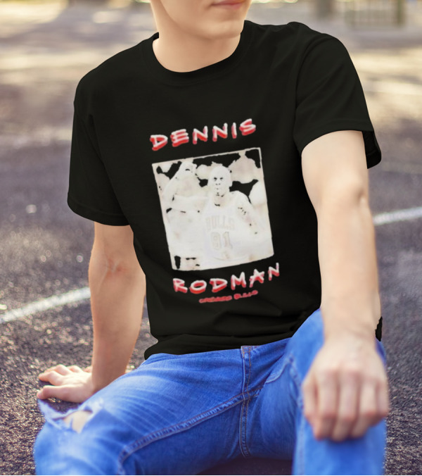 DENNIS RODMAN BULLS 91 CHICAGO BASKETBALL T-Shirt