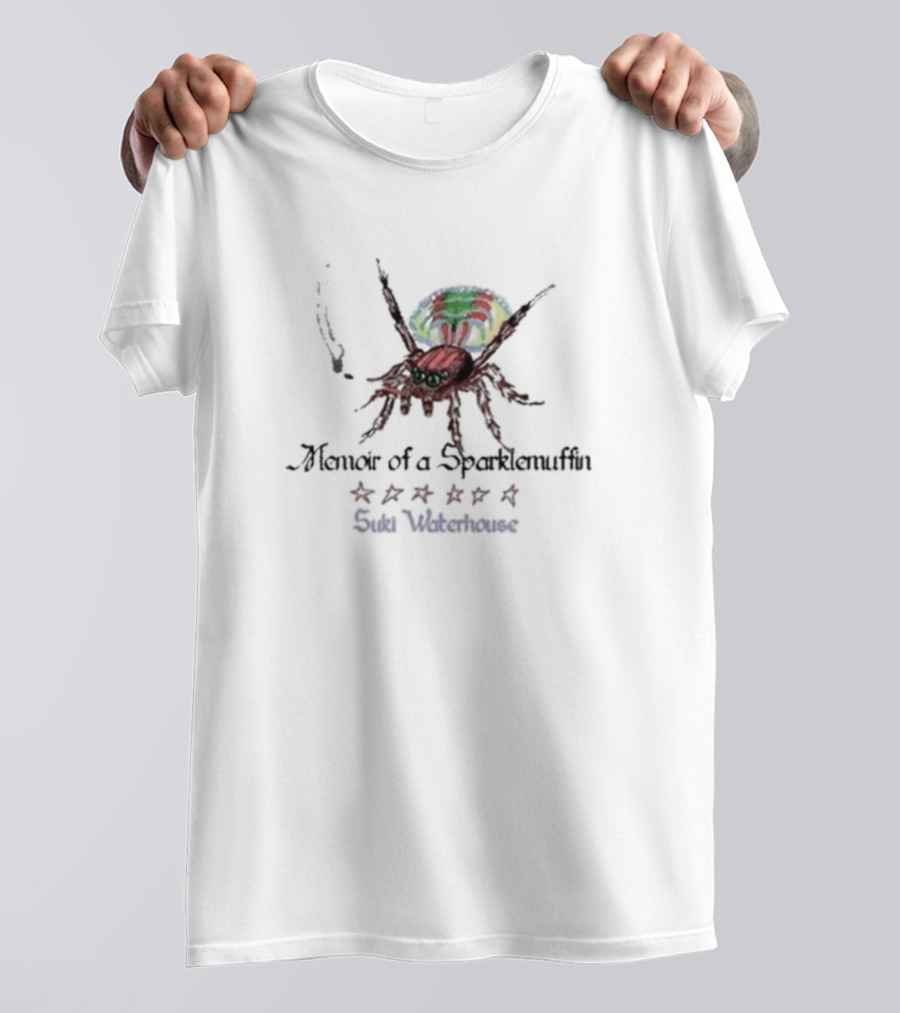 Memoir Of A Sparklemuffin Suki Waterhouse Rainbow Spider T-Shirt