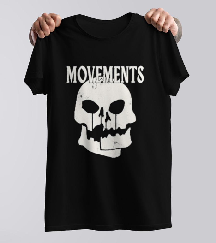 Movements Afraid To Die Skull Graphic Iconic T-Shirt
