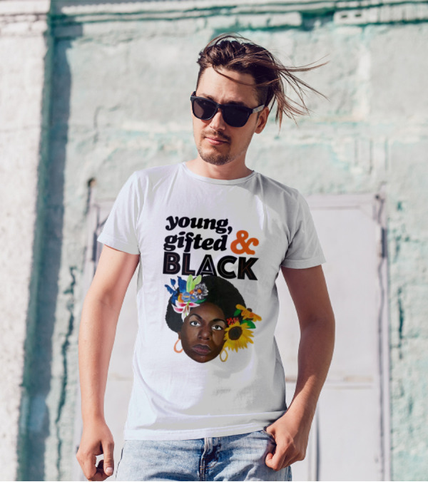 Young Gifted And Black Nina En Printemps T-Shirt