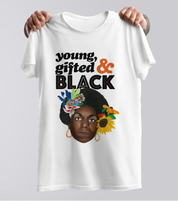 Young Gifted And Black Nina En Printemps T-Shirt