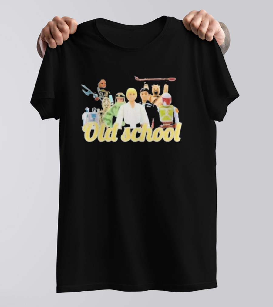 Old School Star Wars Action Figures Nostalgia T-Shirt