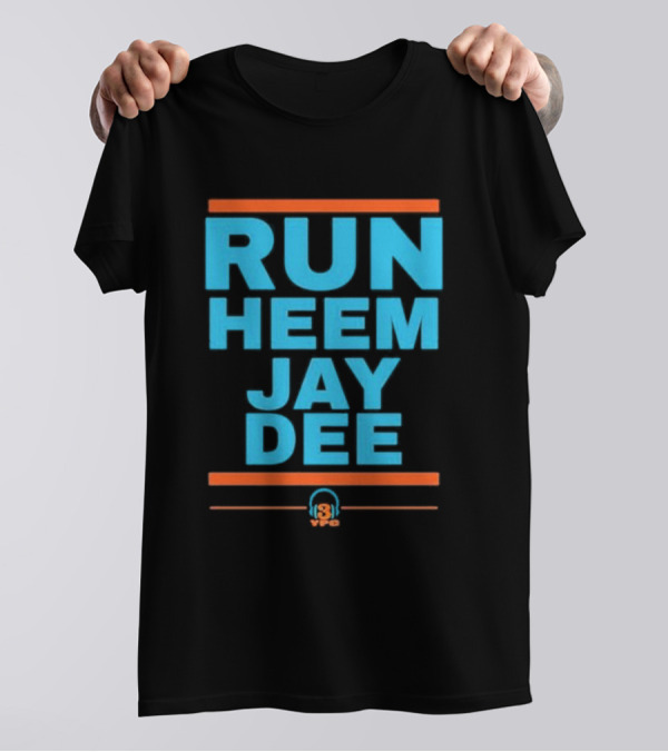 RUN HEEM JAY DEE 83 VPG Miami Dolphins T-Shirt