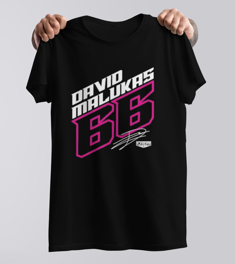 David Malukas 66 MSR Racing Signature T-Shirt