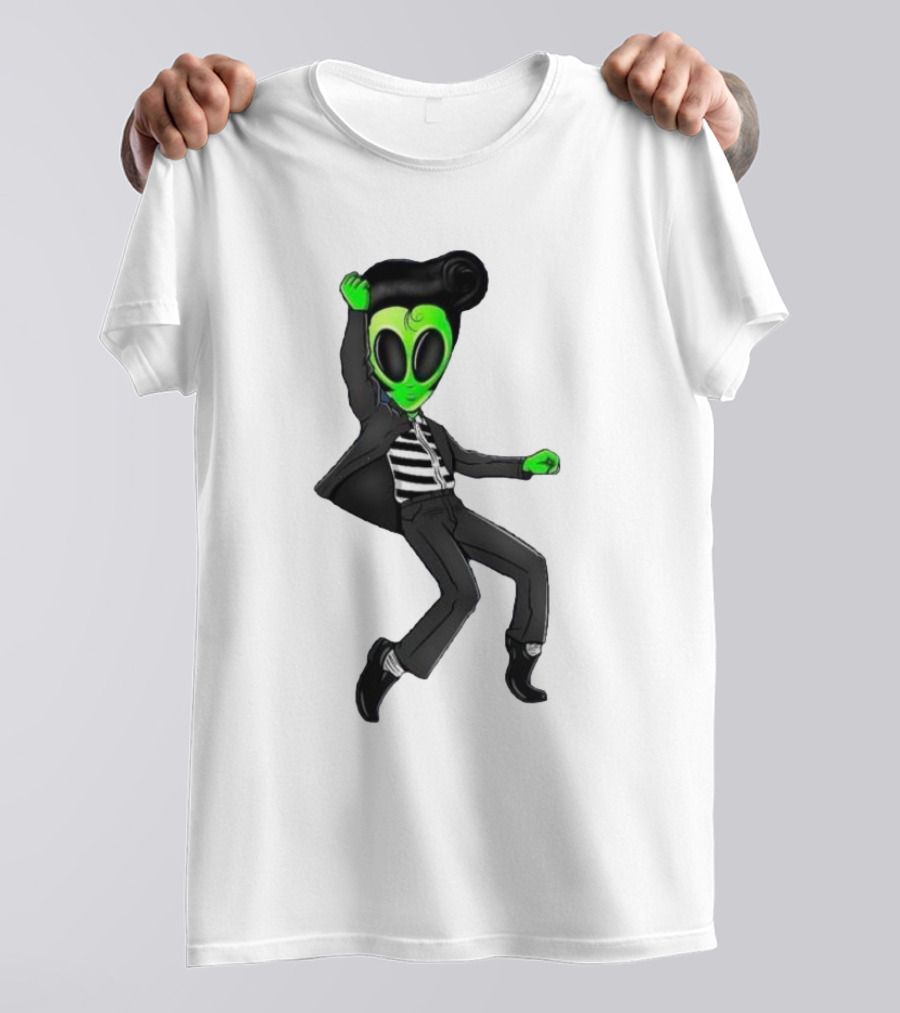Jailhouse Rock Alien Elvis Presley Dance T-Shirt