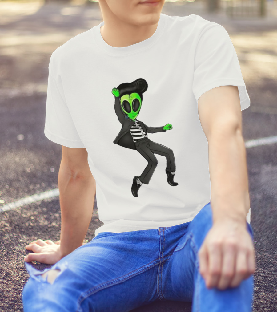 Jailhouse Rock Alien Elvis Presley Dance T-Shirt
