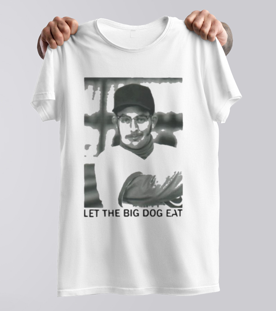 Let The Big Dog Eat - Baseball Pitcher In Action T-Shirt