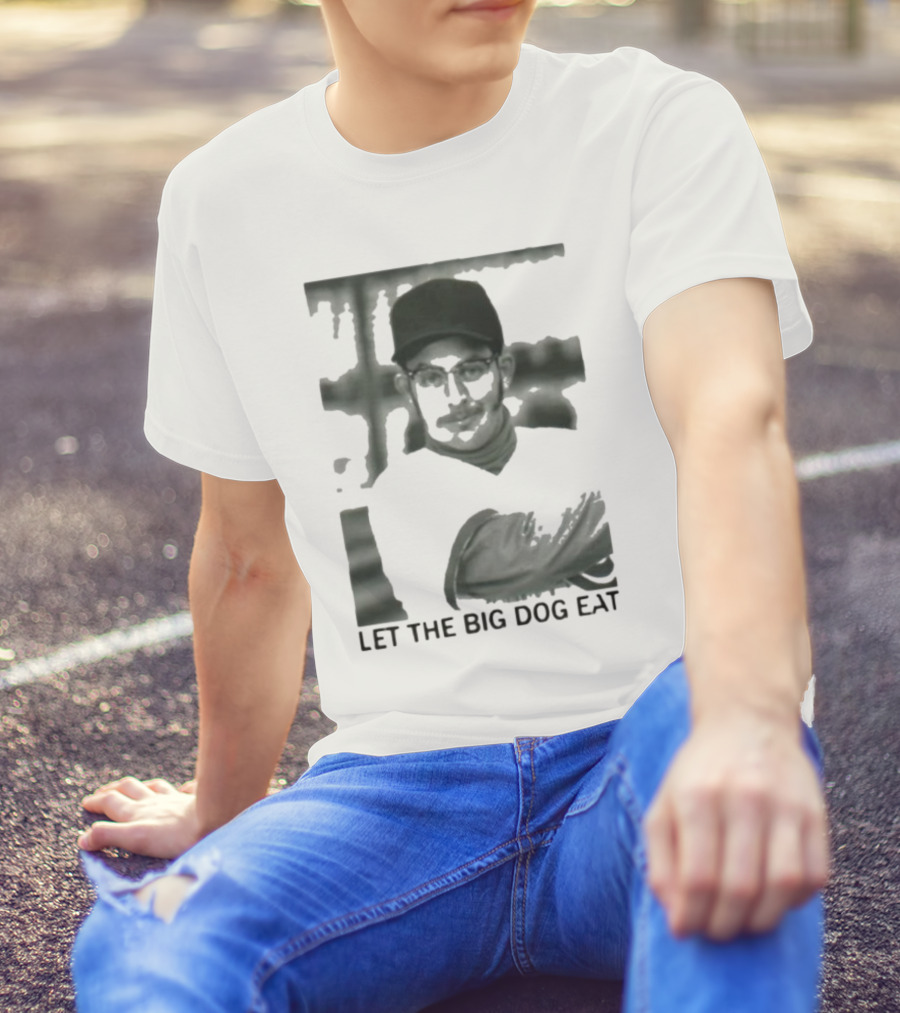 Let The Big Dog Eat - Baseball Pitcher In Action T-Shirt