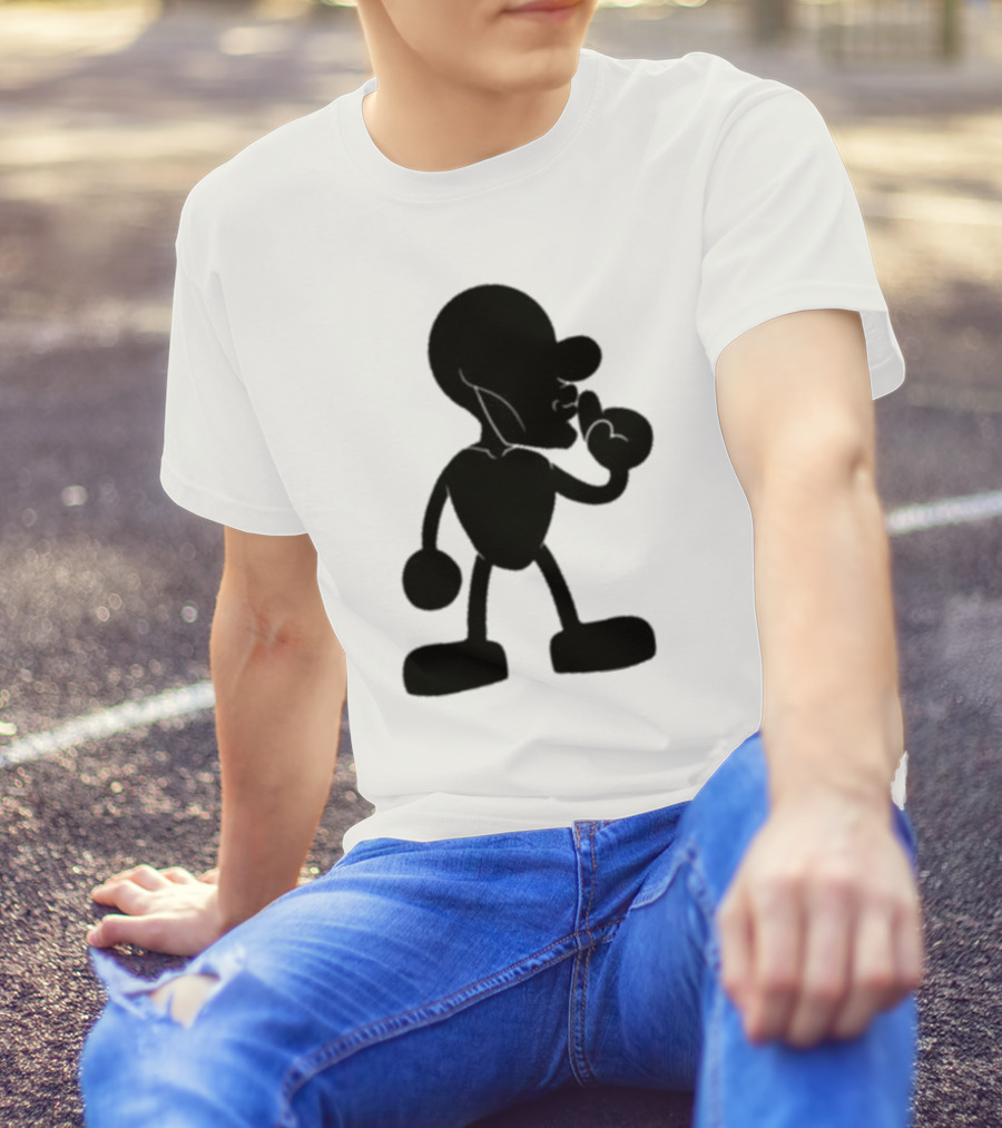 Yeet Team Mr Mew Iconic Silhouette And Dog Collaboration T-Shirt