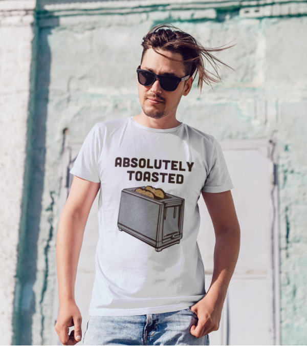 Absolutely Toasted Retro Toaster T-Shirt