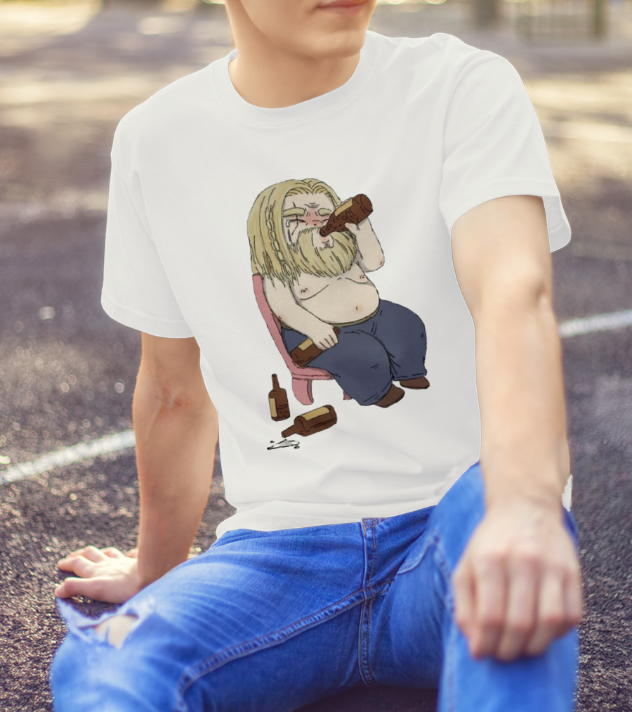 Avengers Endgame Thor Fat Drinking T-Shirt