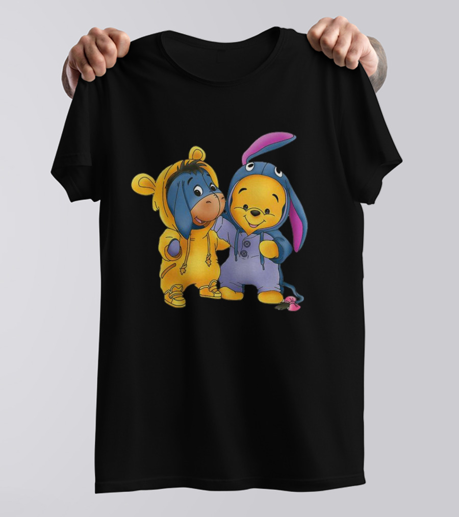 Baby Pooh Eeyore Costume Winnie The Pooh T-Shirt