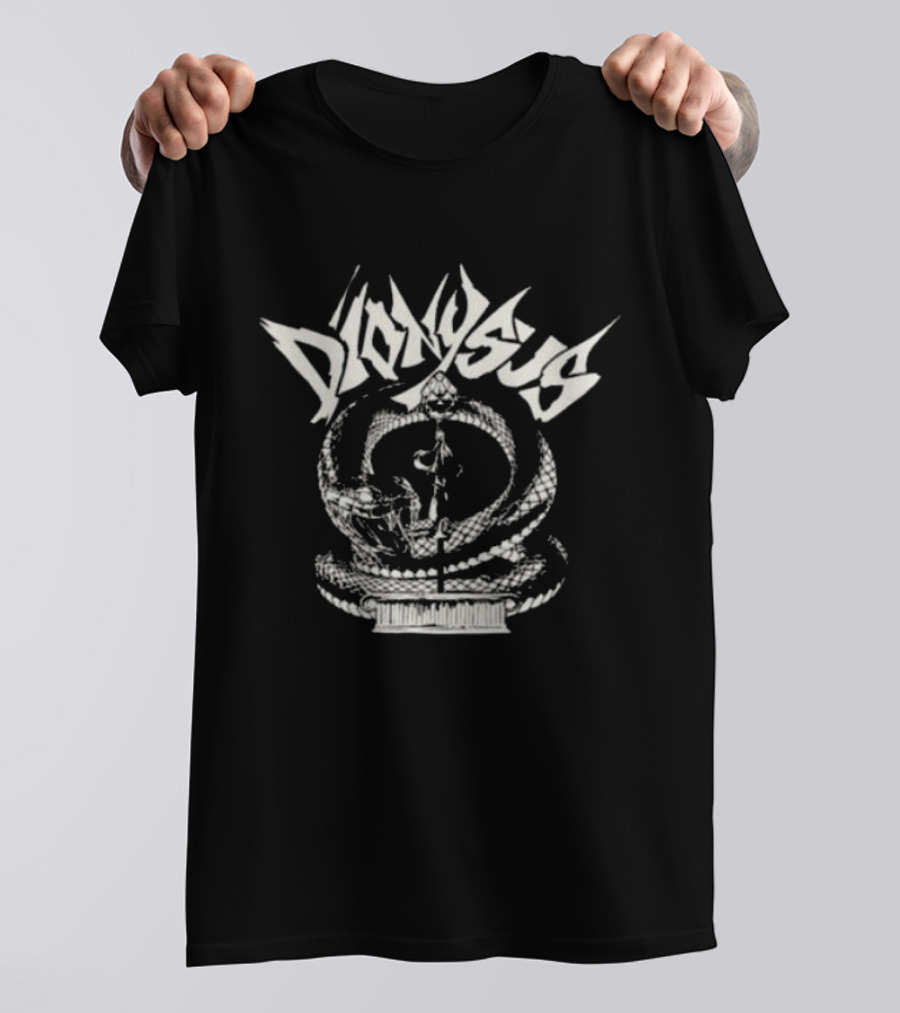 Dionysus Snake Artwork Kweeshop T-Shirt