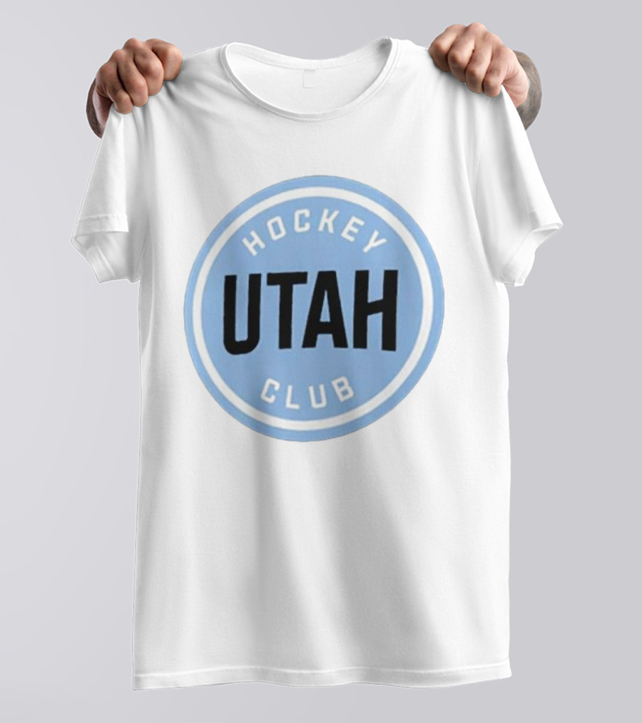 Utah Hockey Club Blue Circular Emblem T-Shirt
